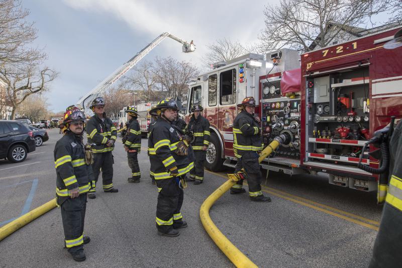April 2017 BHVFD participates in Mutual Aid Drill at Southampton Village